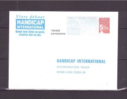 Marianne De Luquet (Handicap International) "0307105"  *FRANCE*  316 - Prêts-à-poster:Answer/Luquet