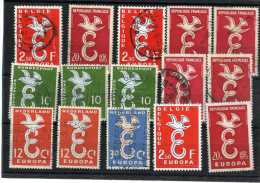 - EUROPA . TIMBRES DE 1958 . PAYS DIVERS . - 1958