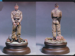 - SOL - Figurine " German Panzer Crew WWII "- 120 Mm  - MM026 - Figurine