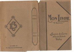 Protège Livre Offert Par La Librairie Du Casino 9, Rue De Banville à Vichy (03) Des Années 1950 - Schutzumschläge