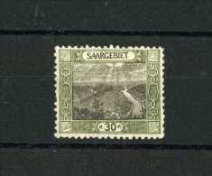 - SARRE 1920/35 . . TIMBRE DE 1921 . NEUF AVEC CHARNIERE . ERREUR DE COULEUR OLIVE ET BRUN . - Unused Stamps