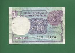 India 1987 Inde Indien - 1 Rupee / INR Banknote P-78A[c] -  Good Condition - As Scan - India