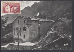 ANDORRE -  CARTE MAXIMUM  ANDORRE LA VIEILLE " MAISON DES VALLEES "  ED. APA-POUX - - Maximumkarten (MC)