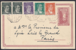 TURQUIE - 1932 -  CARTE ENTIER POSTAL AVEC COMPL D'AFFRANCHISSEMENT DE GALATA (Contantinople) POUR PARIS - - 1920-21 Anatolie