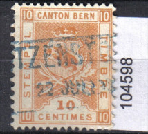 Steuermarke Bern 10 Centimes - Revenue Stamps