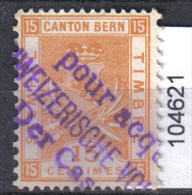 Steuermarke Bern 15 Centimes - Revenue Stamps