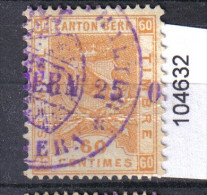 Steuermarke Bern 60 Centimes - Revenue Stamps