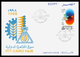 Egypt 1998 First Day Cover - FDC CAIRO INTERNATIONAL FAIR - Covers & Documents