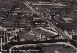 TORINO  /   Stadio E Fiat Visti Dall´aeroplano_ Viaggiata - Stadi & Strutture Sportive