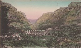 GORGES DU LOUP (Alpes Maritimes) - Ligne Du Sud De La France - Vue Sur Le Viaduc Et L'Entrée Des Gorges - Other & Unclassified