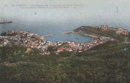 LA TURBIE (Alpes Maritimes) - Panorama De La Principauté De Monaco - Colorisée - La Turbie