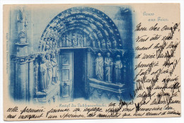 Allemagne--TRIER--1902-- GRUSS AUS  TRIER--TREVES--Portal Der Liebfrauenkirche   éd Edgar Schmidt--carte Précurseur - Trier