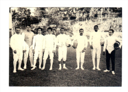 Photographie Originale: Escrime, Escrimeurs, Pointe à Pitre 1971 (14-3824) - Fencing