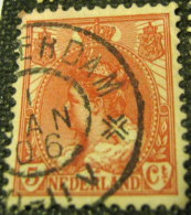 Netherlands 1898 Queen Wilhelmina 5c - Used - Oblitérés