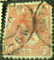 Netherlands 1898 Queen Wilhelmina 5c - Used - Oblitérés