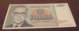 Yugoslavia 10.000.000 Dinara 1993.UNC - Jugoslawien