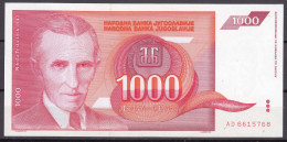 Yugoslavia 1000 Dinara 1992.UNC P-114 - Yougoslavie