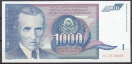 Yugoslavia 1000 Dinara 1991. UNC P-110 - Jugoslawien