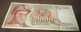 Yugoslavia Banknote, For Catalogue Number And Condition, See Scan! - Yugoslavia