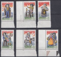 France 1995 Mi#3118-3123 Mint Never Hinged - Neufs