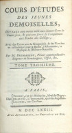 Cours D´études Des Jeunes Demoiselles Par L´Abbé Fromageot - Tome 3 - Histoire - 1773 - 1701-1800
