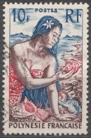French Polynesia 1958 10F Used - Oblitérés