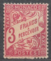 Monaco 1925 Timbre Taxe Mi#20 Mint Never Hinged - Segnatasse