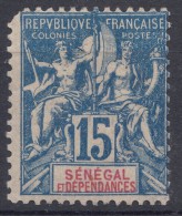 Senegal 1892 Yvert#13 Mint Hinged - Ongebruikt