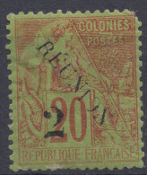 Reunion 1891 Yvert#31 Type I Mint Hinged - Unused Stamps