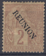Reunion 1881 Yvert#18 Mint Hinged - Unused Stamps