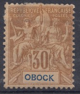 Obock 1892 Yvert#40 Mint Hinged - Neufs