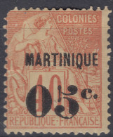 Martinique 1888 Yvert#14 Mint Hinged - Ongebruikt