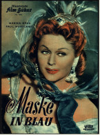 Illustrierte Film-Bühne  -  Maske In Blau  -  Mit Marika Rökk  -  Filmprogramm Nr. 1895 Von Ca. 1953 - Magazines
