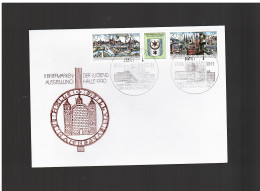 DDR - 5 6 1990  FDC ESPOSIZIONE FILATELICA GIOVANI FILATELICI -  HALLE 1990 - 1981-1990