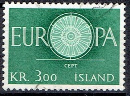 ICELAND  # STAMPS FROM YEAR 1960    STANLEY GIBBON 375 - Usati