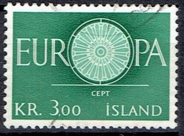 ICELAND  # STAMPS FROM YEAR 1960    STANLEY GIBBON 375 - Oblitérés