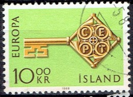 ICELAND  # STAMPS FROM YEAR 1968   STANLEY GIBBON 449 - Used Stamps