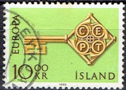 ICELAND  # STAMPS FROM YEAR 1968   STANLEY GIBBON 449 - Oblitérés