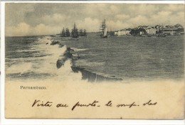 Carte Postale Ancienne Brésil - Pernambuco - Port, Bateaux - Sonstige