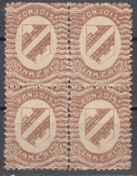 North Ingermanland    Scott  No. 3   Mnh    Year  1920  Well Centered  Block Of 4 - Sonstige & Ohne Zuordnung