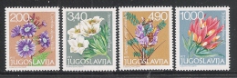 JUGOSLAVIA-1979 - 4 Valori Nuovi Stl - GIORNATA DELLA GIOVENTU' - FLORA ALPINA - In Ottime Condizioni. - Ungebraucht