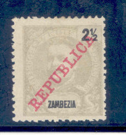 ! ! Zambezia - 1911 D. Carlos 1/2 R - Af. 55 - MH - Zambezië