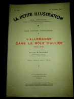 "L´ALLEMAGNE Dans Le ROLE D´ALLIEE" Baron De WERKMANN ("PETITE ILLUSTRATION" #844) Guerre War WW1 Krieg 1914-1918 ! - Oorlog 1914-18