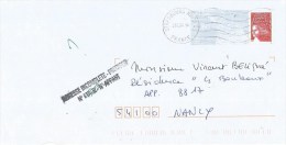 France 2005 Strasbourg PAP Instructional Handstamp ADDRESSE INCOMPLETE PRECISER Cover - PAP: Antwort/Luquet