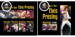 Mozambico 2014, Elvis, 4val In BF +BF - Elvis Presley