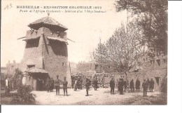 Expo 1922 ;palais De L'aof Interieur D'un Village Soudanais - Internationale Tentoonstelling Voor Elektriciteit En Andere