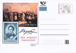 Czech Rep. / Postal Stat. (Pre2013/03) George Gordon Byron (1788-1824) English Poet; Theodoros Vryzakis "Lord Byron..." - Cartes Postales