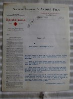75 PARIS 9e " A. ANDRE FILS "  SPIDOLEINE  8,Rue De La Tour Des Dames Service Automobile Aviation - Automobilismo