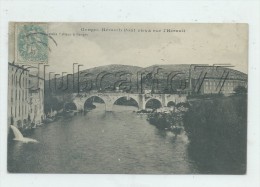 Ganges (34) : Le Vieux Pont Et Les Usines En 1911 (animé)   PF - Ganges
