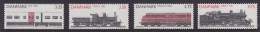 Denmark 1991 M. 996-999 Lokomotiven Locomotives Complete Set MNH** - Ungebraucht